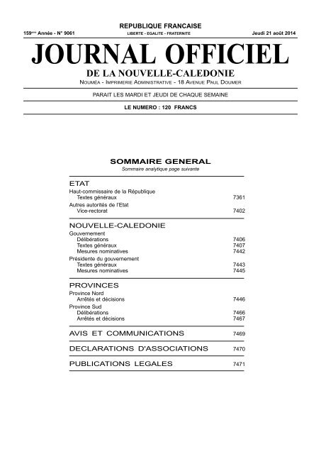 jonc_du_jour.pdf - Gouvernement de la Nouvelle-CalÃ©donie