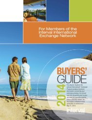 ii buyers' guide - Interval International