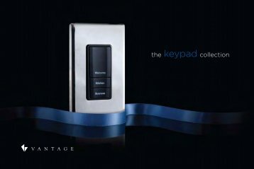 the keypad collection - Vantage
