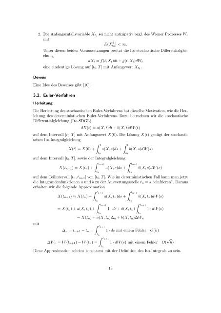 Strukturerhaltende Approximationen von Wurzel ... - G-CSC Home