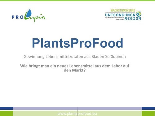 Welchen Beitrag leistet die PlantsProFood-Technologie?