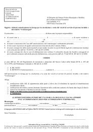 Modulo Richiesta Contrassegno Invalidi - Modulo