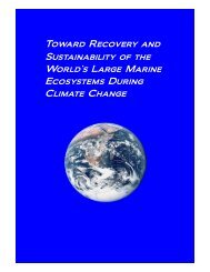 Toward Recovery and Sustainability of the World's Large Marine ...