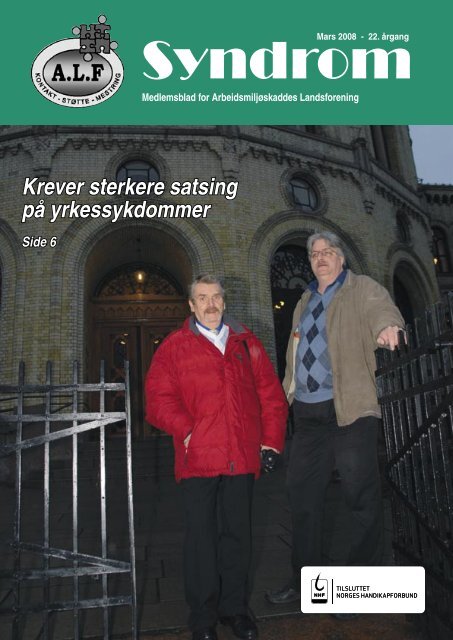 Syndrom nr 1 - 2008.indd - Arbeidsmiljøskaddes landsforening