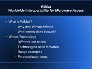 What is WiMax? - CWI