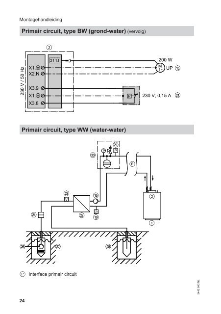 45kW Montage- en service-handleiding Vitocal 300 ... - Viessmann