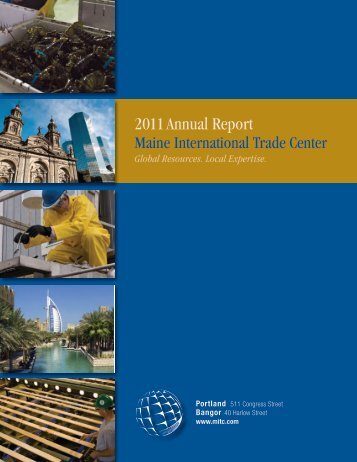 2011 Annual Report - Maine International Trade Center