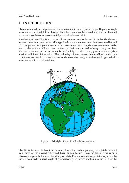 Satellite Orbit and Ephemeris Determination using Inter Satellite Links