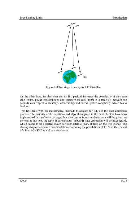 Satellite Orbit and Ephemeris Determination using Inter Satellite Links