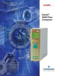 DanielÂ® S600 Flow Computer - Trillium Measurement & Control