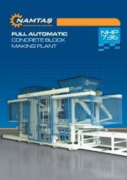 NHP 736 Concrete Block Making Plant