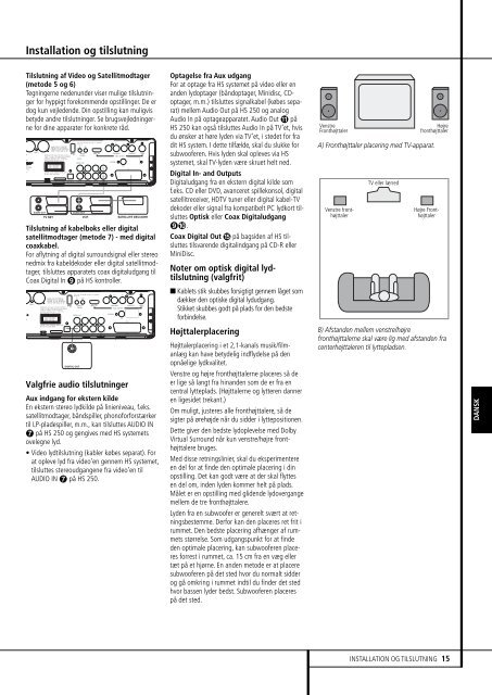 HS 250 Home Cinema System - Harman Kardon