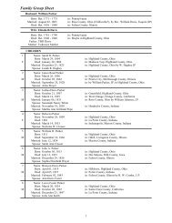 William Parker's Family Tree - Illinois Ancestors