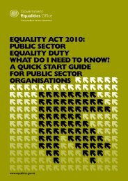Equality Act 2010: Public Sector Equality Duty what do I need to know?