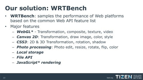 HTML5/WRT: How competent is your code?