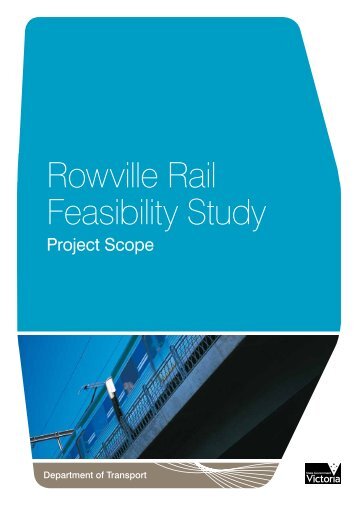Rowville Rail feasibility study - Public Transport Victoria