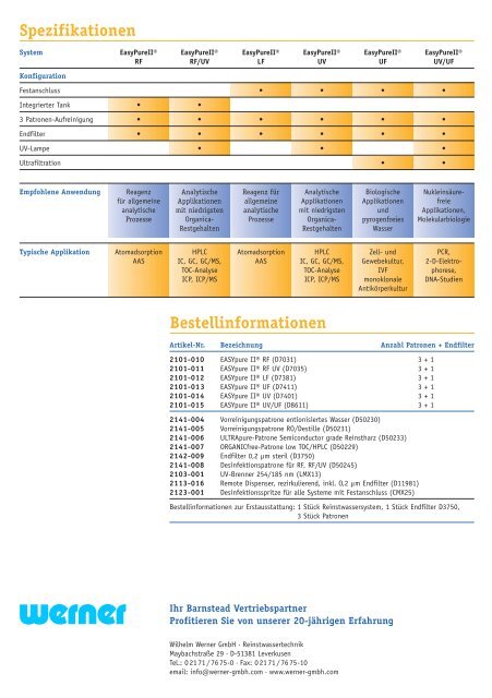 EASYpure II - werner-gmbh.com