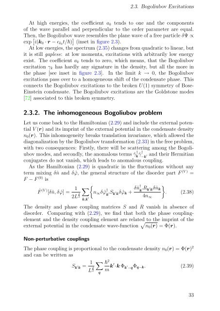 Bogoliubov Excitations of Inhomogeneous Bose-Einstein ...