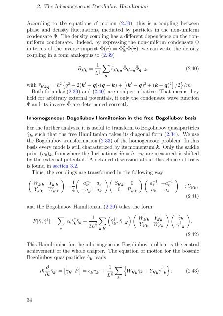 Bogoliubov Excitations of Inhomogeneous Bose-Einstein ...