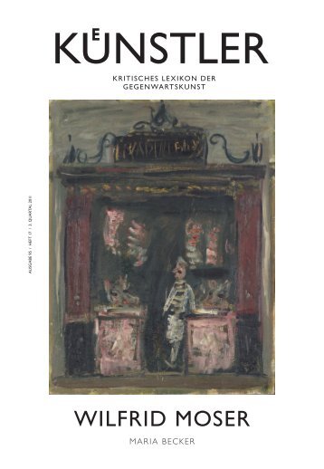 wilfrid moser - Zeit Kunstverlag