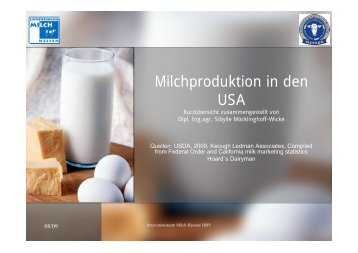 Milchproduktion in den USA