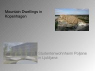 Studentenwohnheim Poljane in Ljubljana Mountain Dwellings in ...