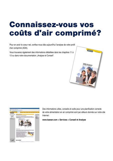 Guide technique de l'air comprimÃ© - Kaeser Kompressoren AG