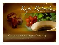 Kopi Robusta Business Plan - Michelle Wang