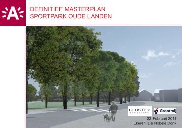 DEFINITIEF MASTERPLAN SPORTPARK OUDE LANDEN - Infrabel