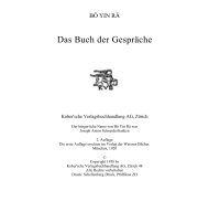 Das Buch der Gespräche - BÔ YIN RÂ — HORTUS CONCLUSUS ...