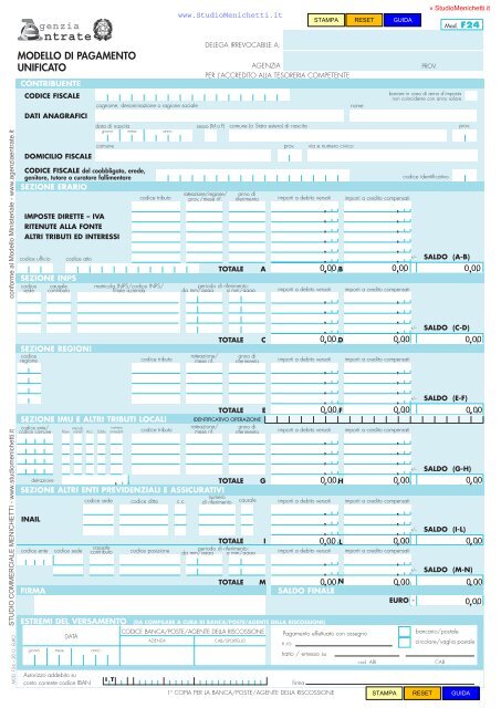 F24 Editabile Pdf