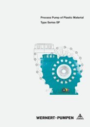 Process Pump of Plastic Material Type Series SP