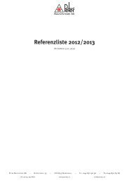 Referenzliste 2012/2013 - Peter® Bausysteme AG / Peter ...