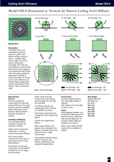 Swirl Diffusers-we.. - Air Diffusion