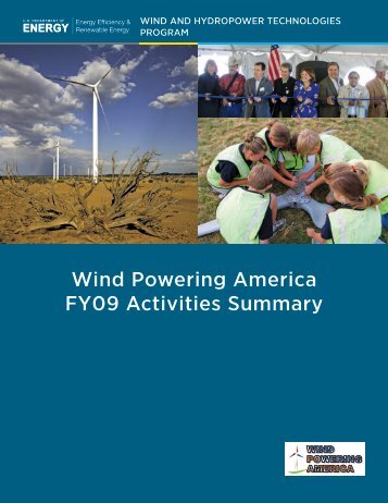 Wind and Hydropower Technologies Program - Wind Powering ...