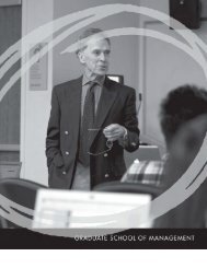 Graduate School of Management - General Catalog - UC Davis