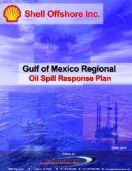 Shell Gulf of Mexico Regional Oil Spill Response Plan