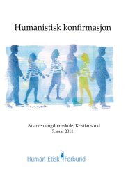 Humanistisk konfirmasjon - Human-Etisk Forbund