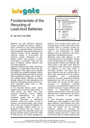 Fundamentals of the Recycling of Lead-Acid Batteries - BVSDE