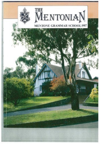 1987 - Mentone Grammar