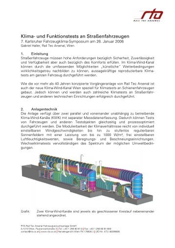 Klima- und Funktionstests an StraÃŸenfahrzeugen - TWK