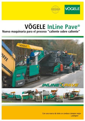 VÖGELE InLine Pave® Nueva maquinaria para el proceso - Resansil