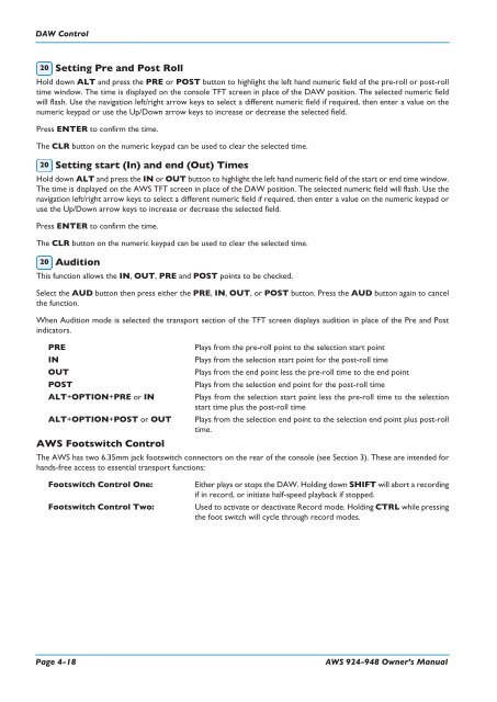 AWS 924-948 - Solid State Logic