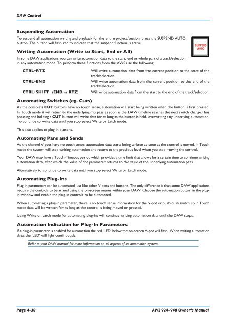 AWS 924-948 - Solid State Logic