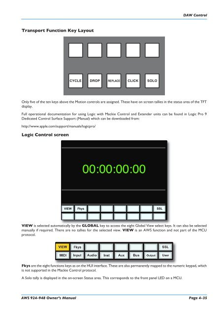 AWS 924-948 - Solid State Logic