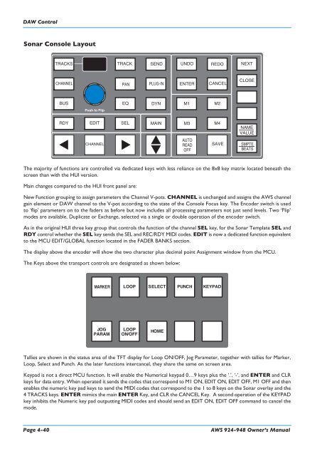 AWS 924-948 - Solid State Logic