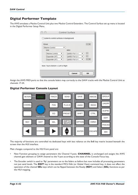 AWS 924-948 - Solid State Logic