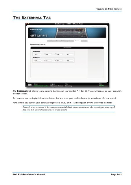 AWS 924-948 - Solid State Logic