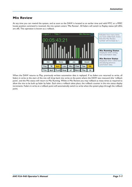 AWS 924-948 - Solid State Logic