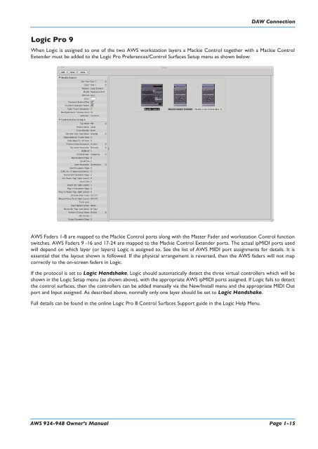 AWS 924-948 - Solid State Logic